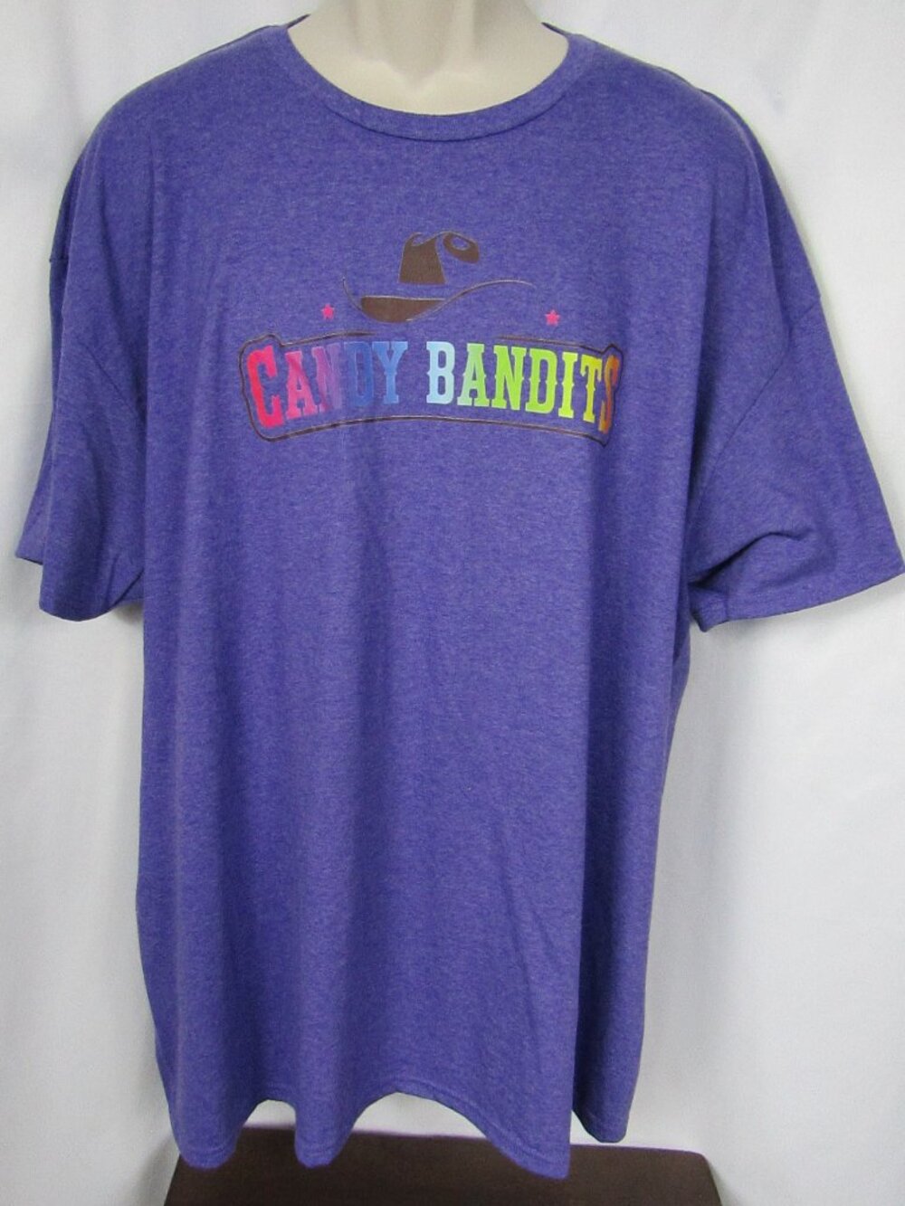 Men's | XXL | Short Sleeve T-Shirt | Purple | Candy Bandit